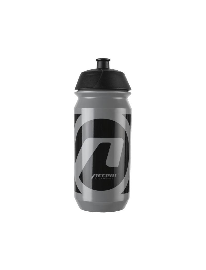Bidon ACCENT Components szaro-czarny 500 ml.