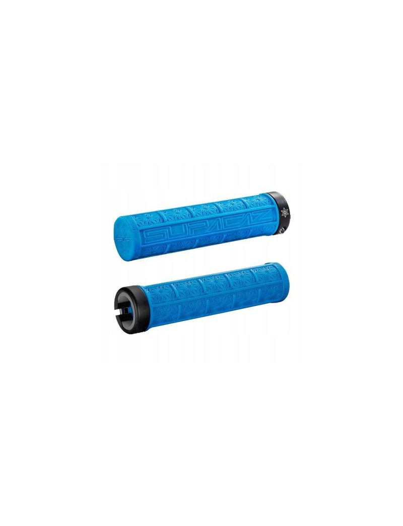 SUPACAZ chwyty LOCK-ON kolor niebieskie