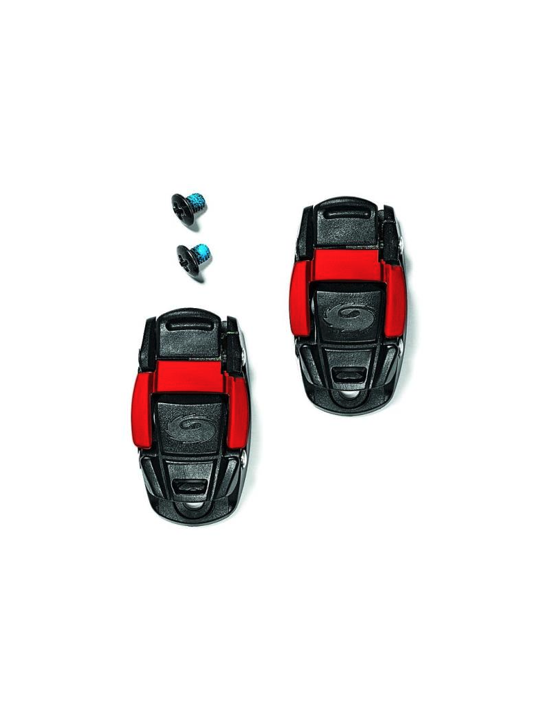 Sidi Caliper Buckle klamry do butów-czarno-czerwony