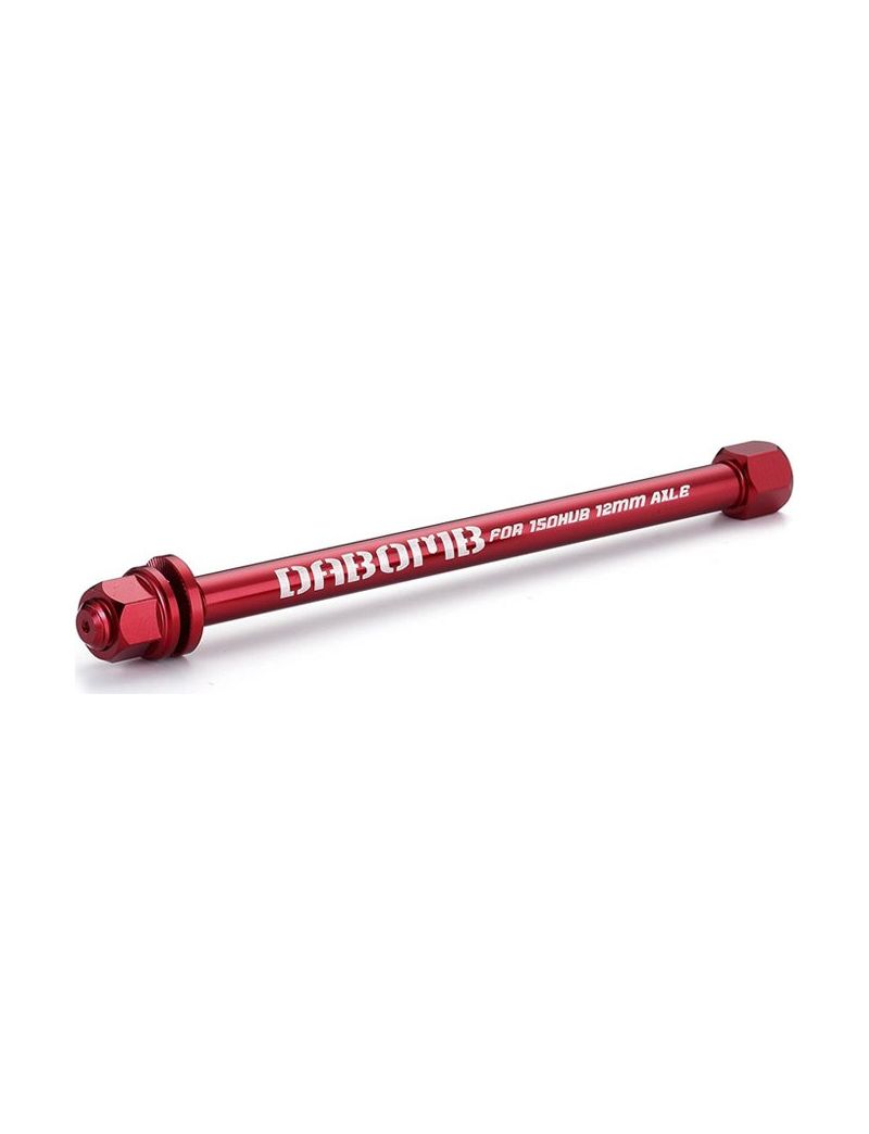 Oś Da Bomb R150 THRU AXLE czerwona 