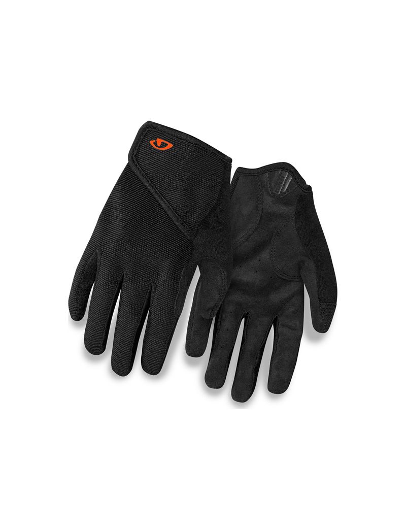 Rękawiczki juniorskie GIRO DND JR II długi palec black roz. L (obwód dłoni od 162 mm / dł. dłoni od 165 mm) (NEW) 