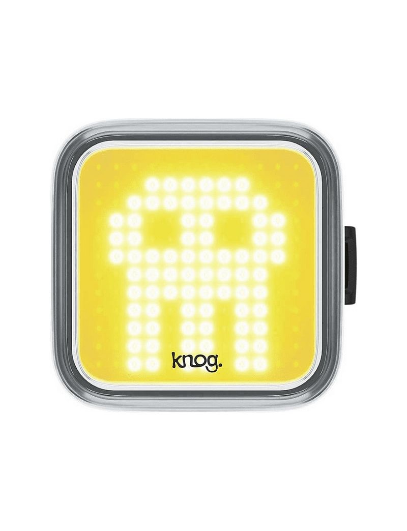 Lampa Knog Blinder Skull przód czarny