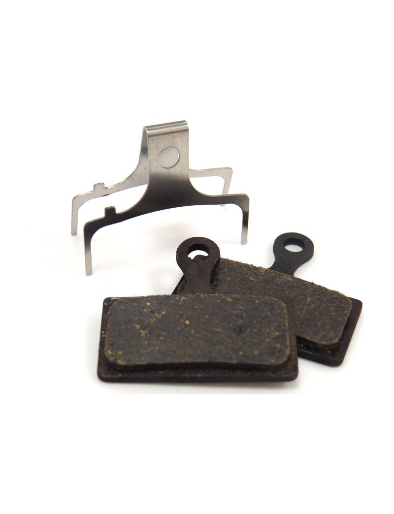 Okładziny hamulcowe CLARK'S SHIMANO (XTR M985, XT M785, SLX M666, Deore M615, Alfine R785, FSA K-Force, CLARKS M2) organiczne pudełko 20 par 
