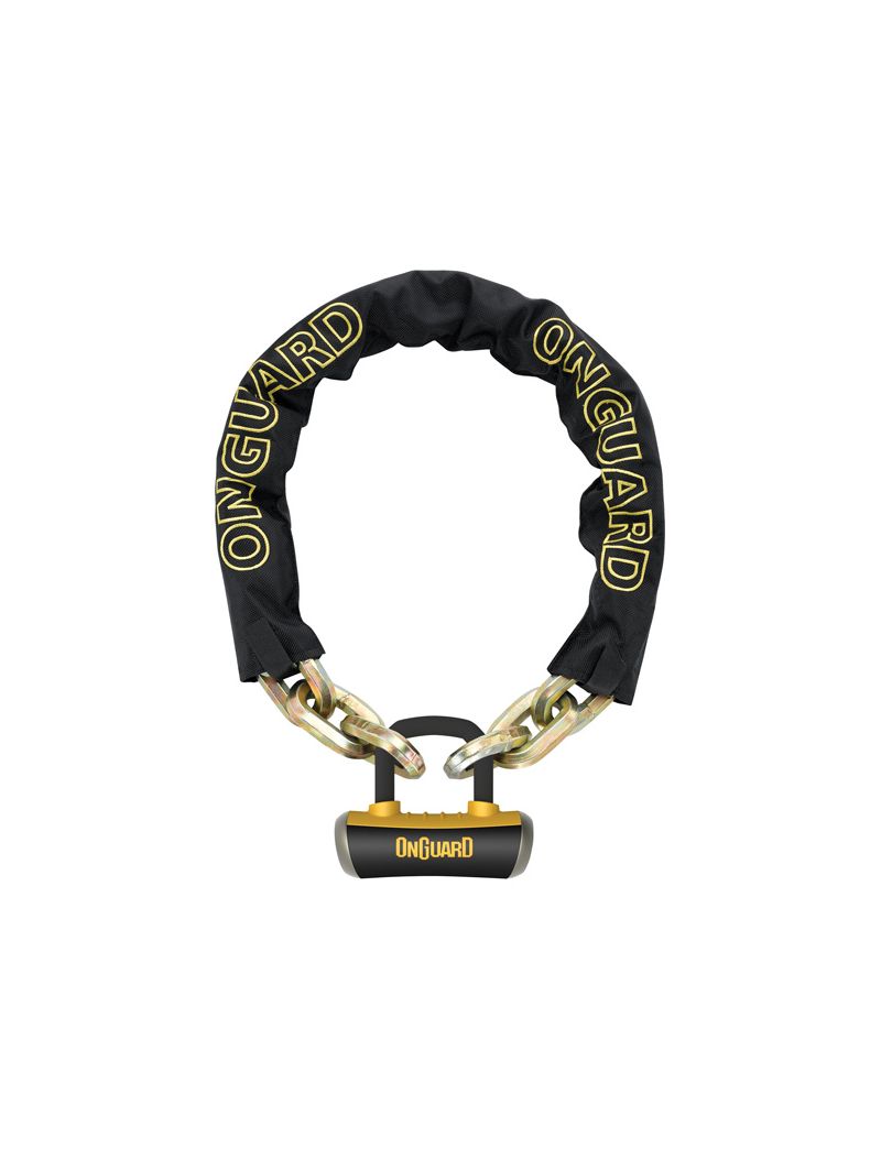 Zapięcie rowerowe ONGUARD BEAST 8016 ŁAŃCUCH 110cm*14mm - 5 x Klucze z kodem + KŁÓDKA 