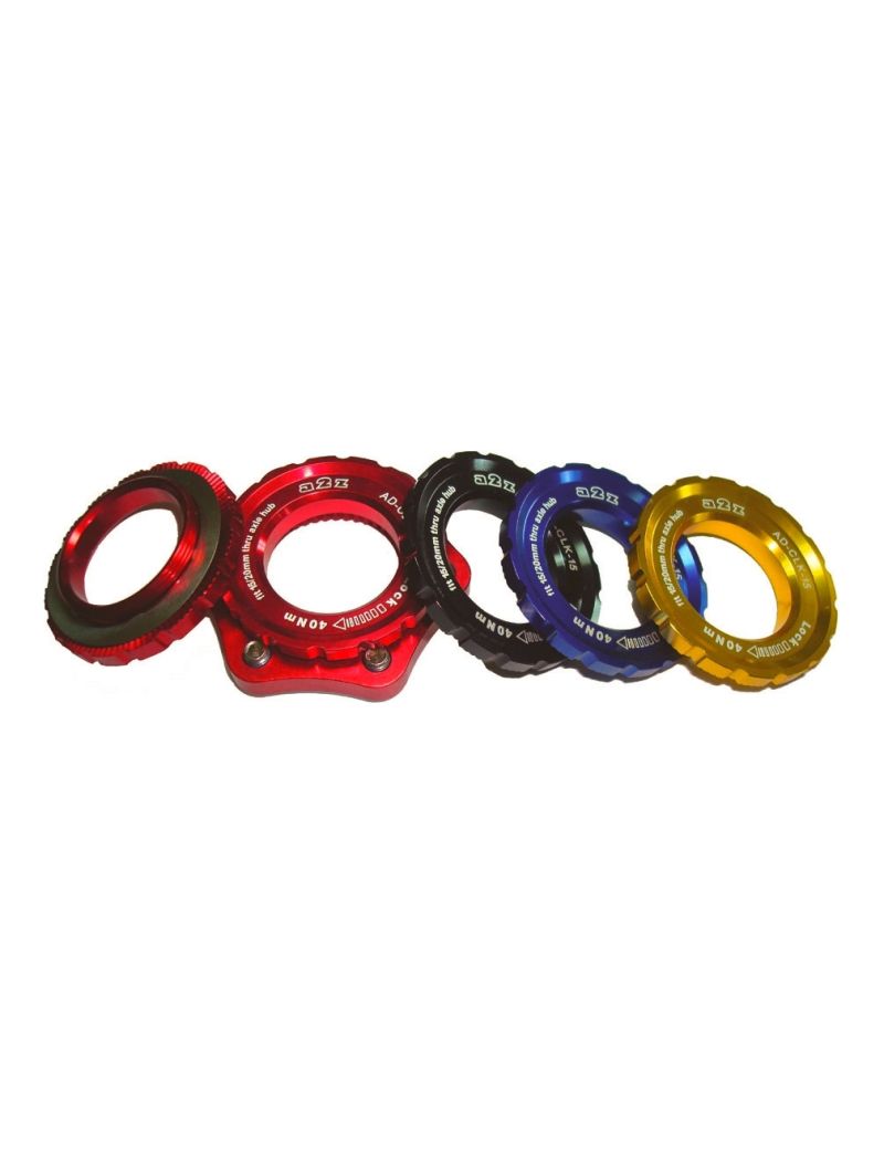 Adapter a2z centerlock IS 15/20mm-czerwony