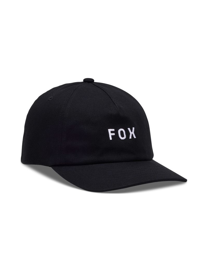 Fox Czapka Z Daszkiem  Wordmark Adjustable Black White Os
