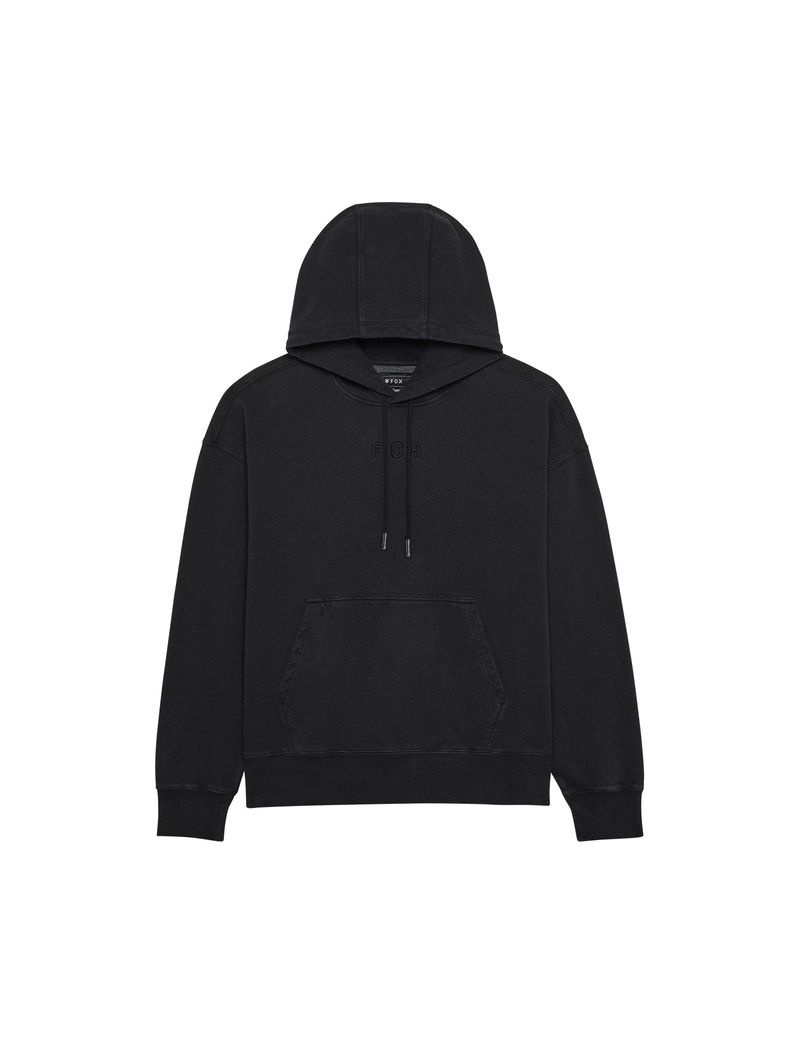 Fox Bluza Z Kapturem  Wordmark Oversized Fleece Po Black M