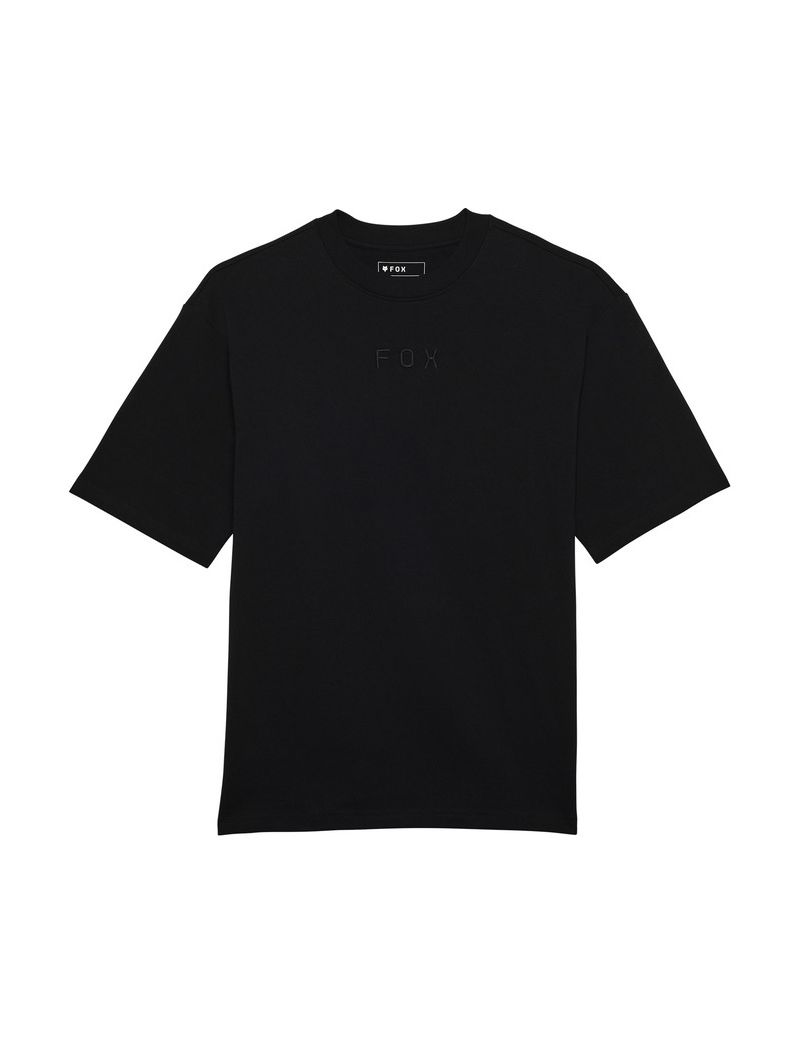 Fox T-shirt  Wordmark Oversized Black M