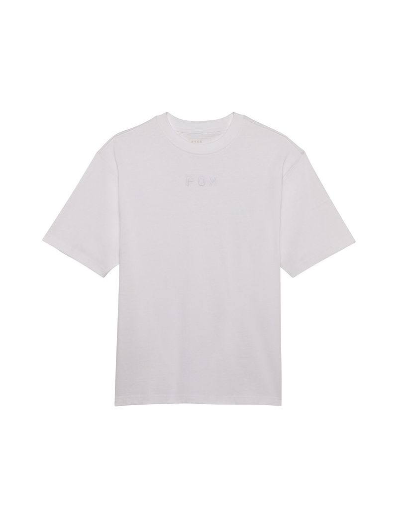 Fox T-shirt  Wordmark Oversized Optic White S