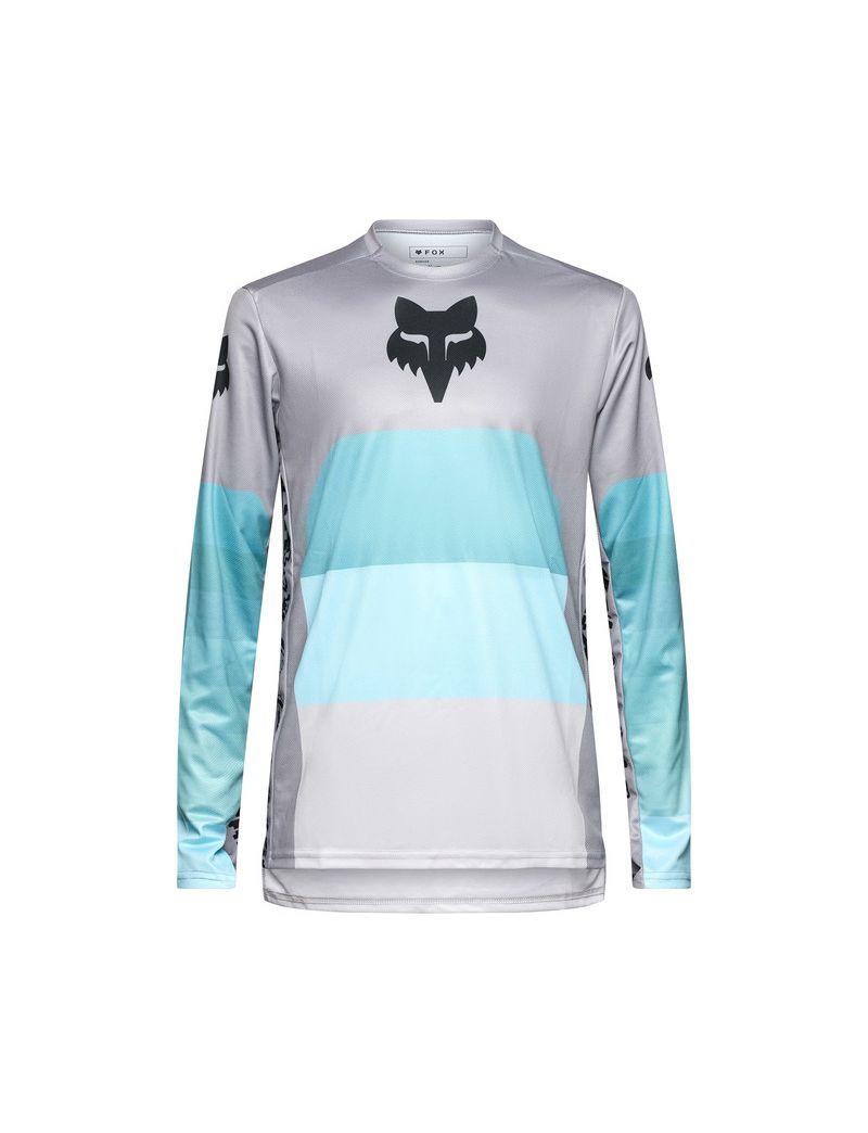 Fox Koszulka Rowerowa Z DŁugim RĘkawem  Ranger Grid Steel Grey M