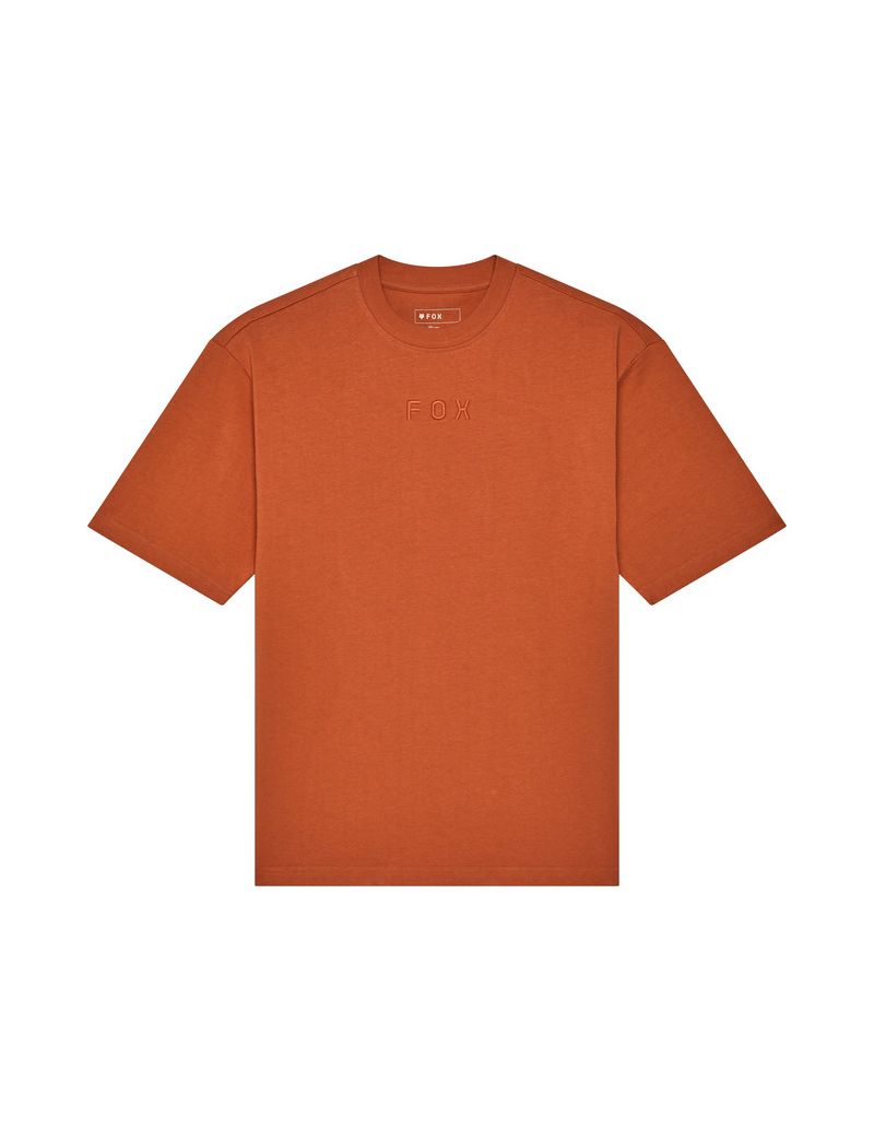 Fox T-shirt  Wordmark Oversized Chocolate L