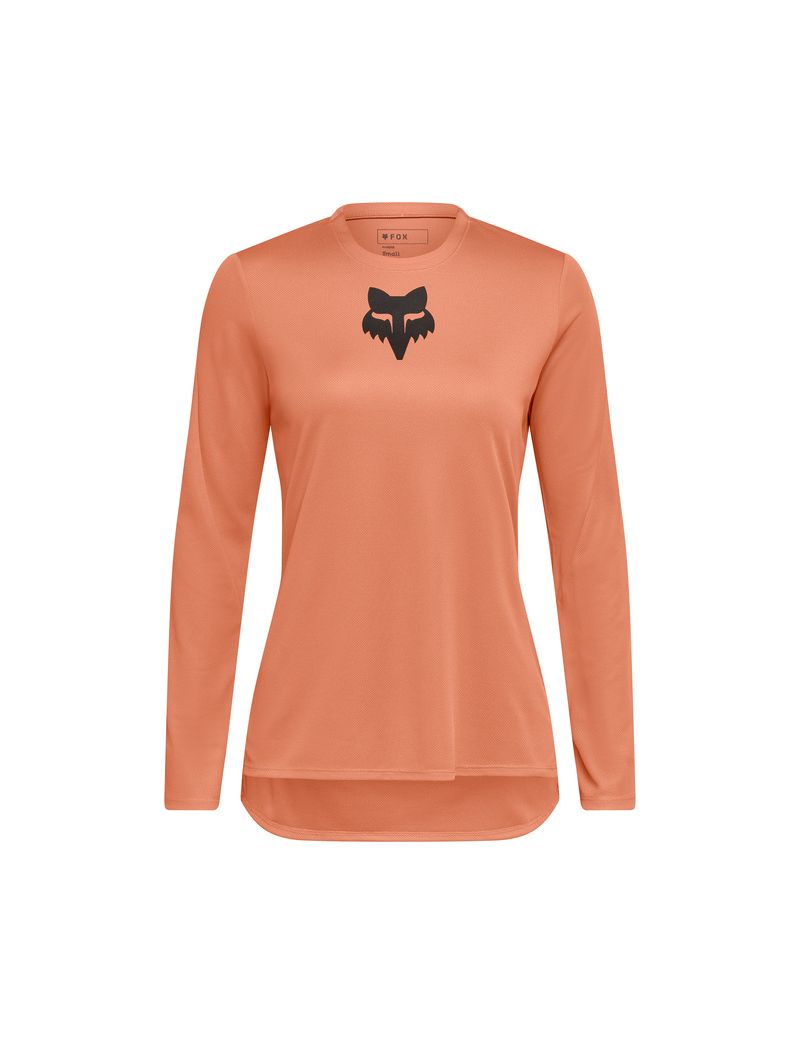 Fox Koszulka Rowerowa Z DŁugim RĘkawem Damska  Ranger  Head Coral Xs