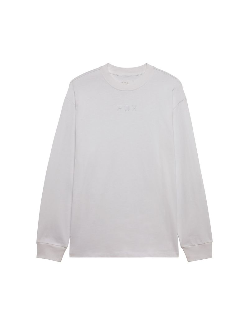 Fox Koszulka Z DŁugim RĘkawem  Wordmark Oversized Optic White S