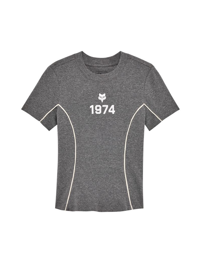 Fox T-shirt Damski  Moto-x Fitted Heather Graphite Xs