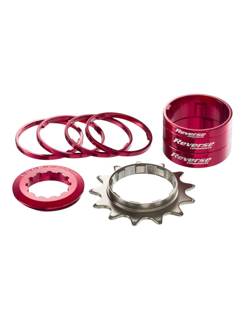 REVERSE Single Speed Kits 13T czerwony