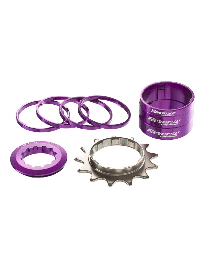 REVERSE Single Speed Kits 13T fioletowy