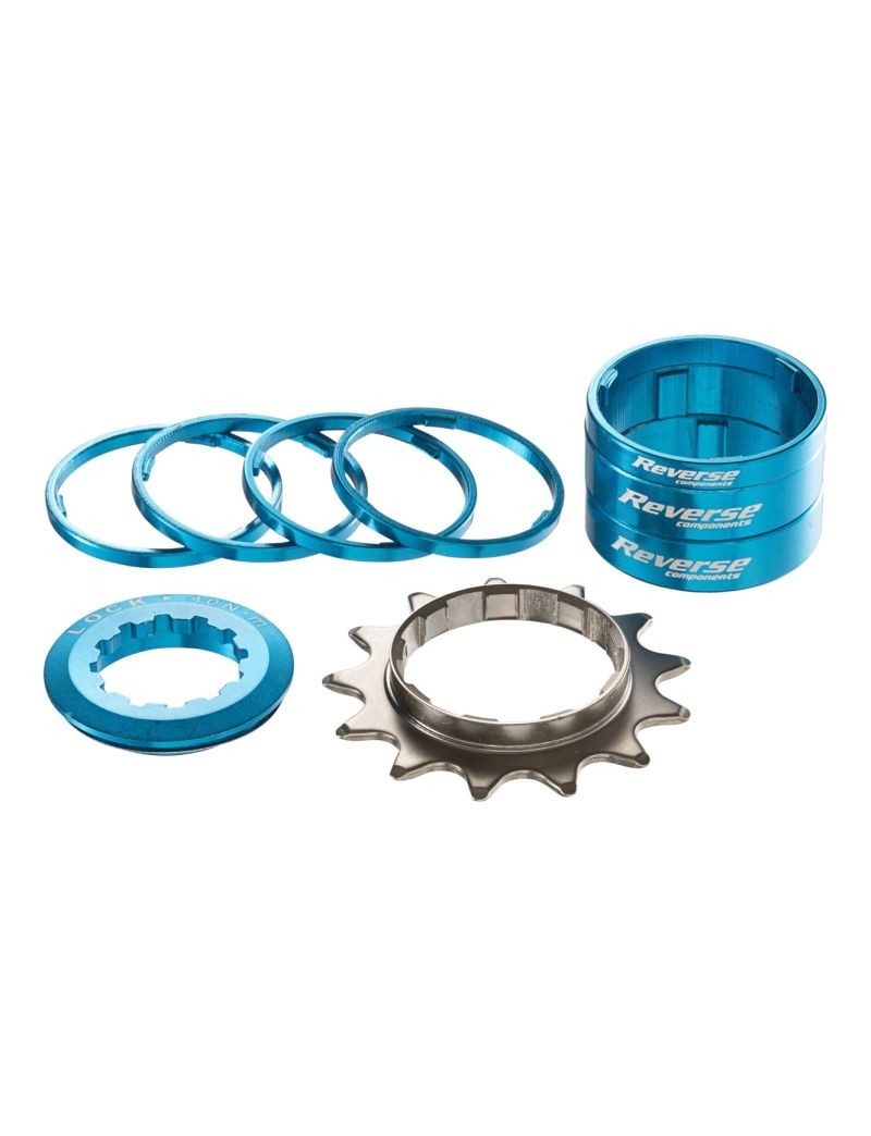REVERSE Single Speed Kits 13T niebieski jasny