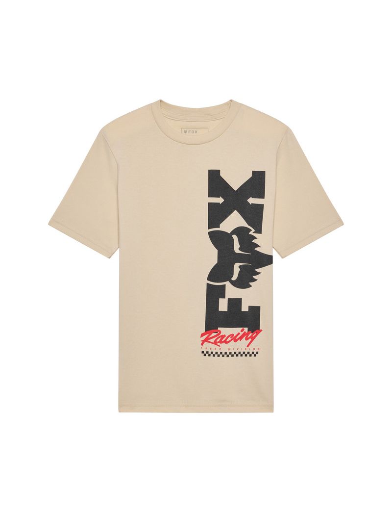 Fox T-shirt Junior  Checker Tan Yl