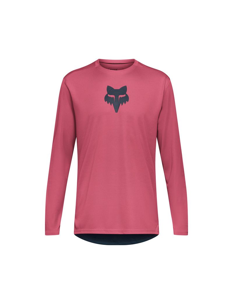 Fox Koszulka Rowerowa Z DŁugim RĘkawem  Ranger Head Berry L