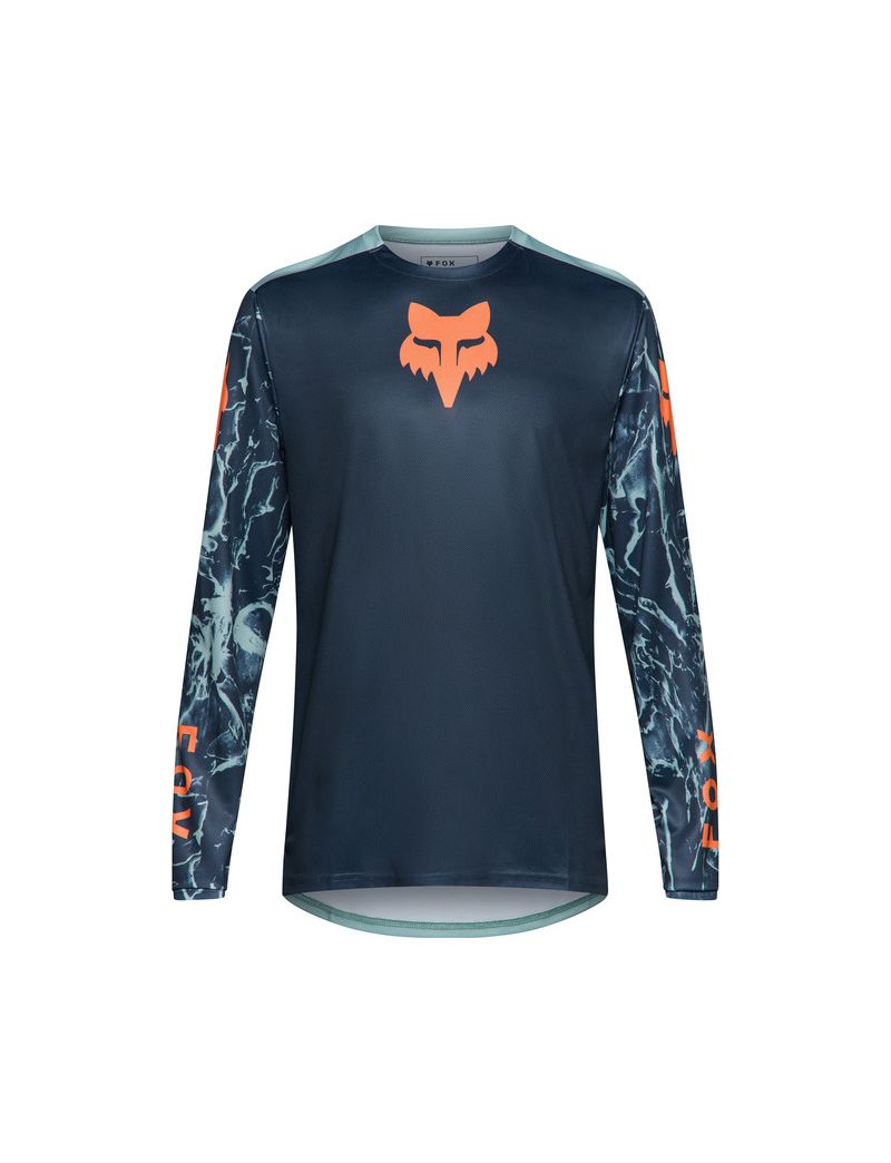 Fox Koszulka Rowerowa Z DŁugim RĘkawem  Ranger Img Print Arctic Blue M