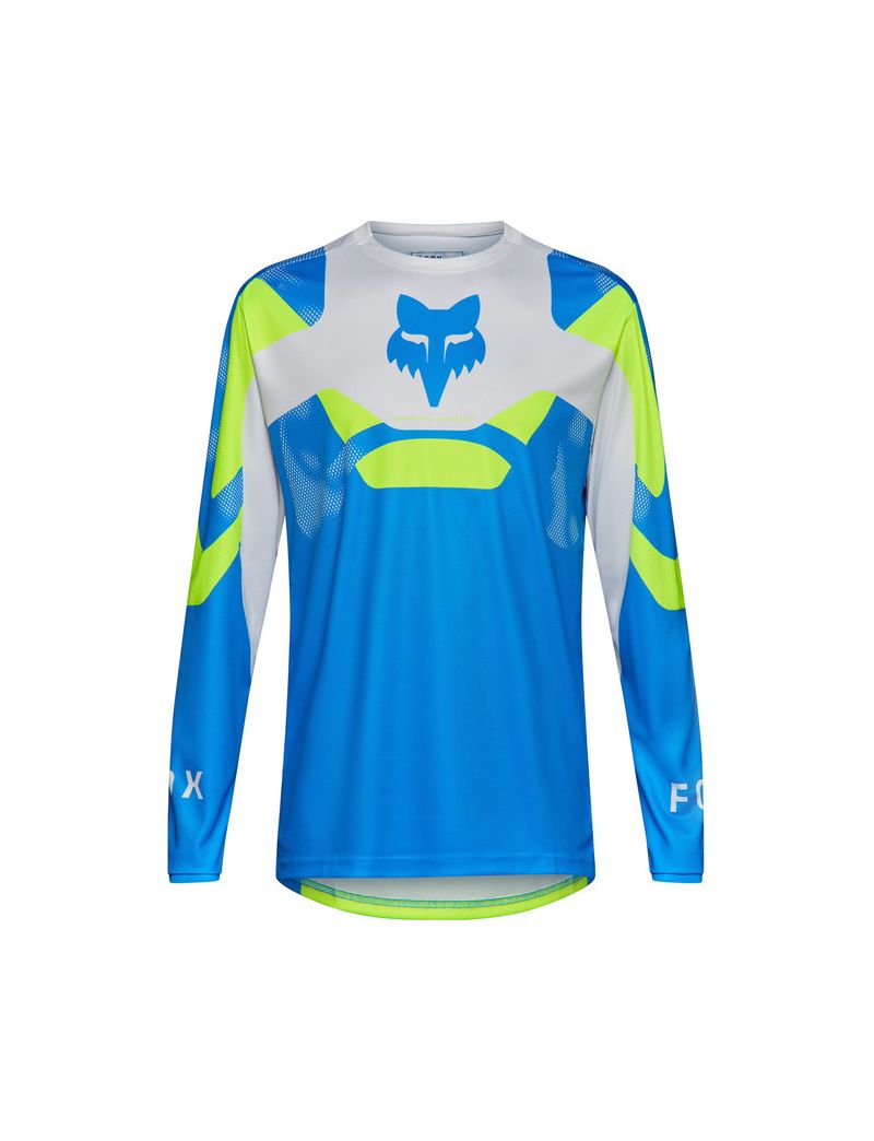 Fox Koszulka Rowerowa Z DŁugim RĘkawem  Ranger Tactile Blue Jewel S