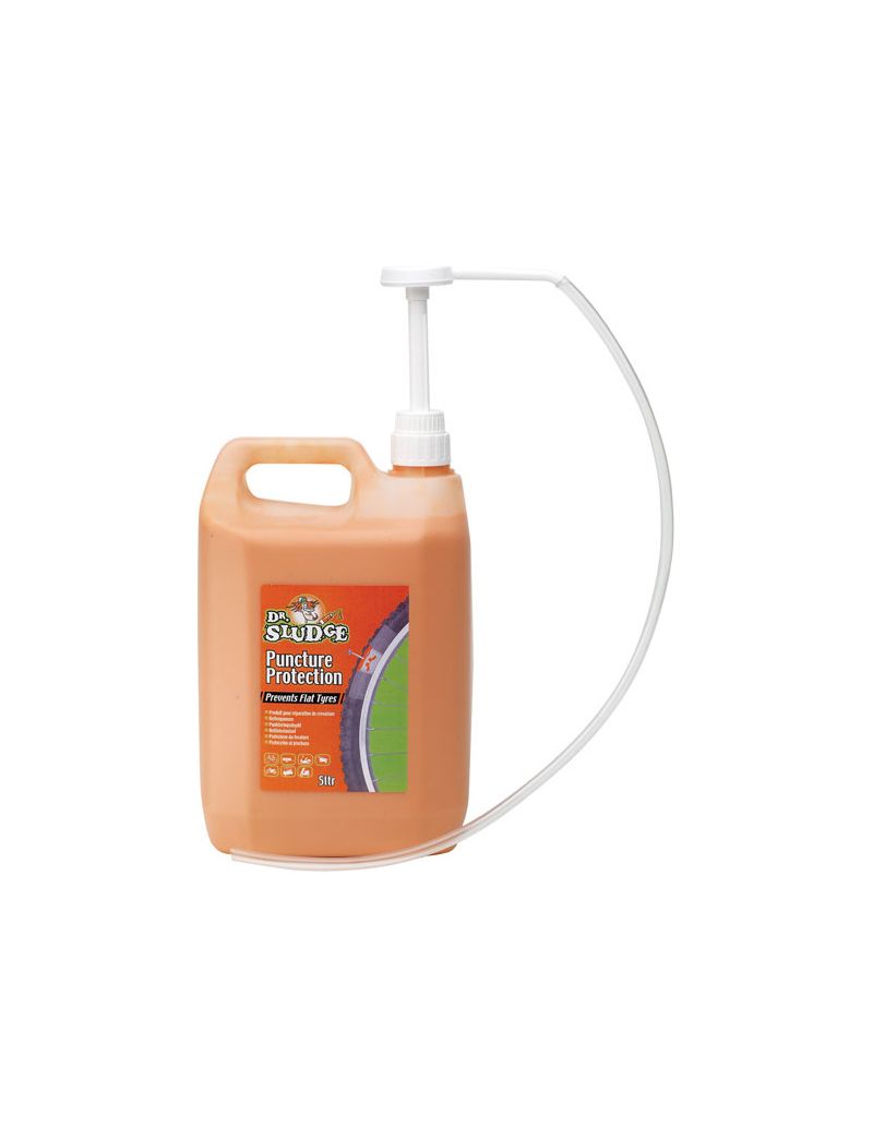 Mleczko do dętek WELDTITE DR SLUDGE PUNCTURE PROTECTION + pompka 5litrów 