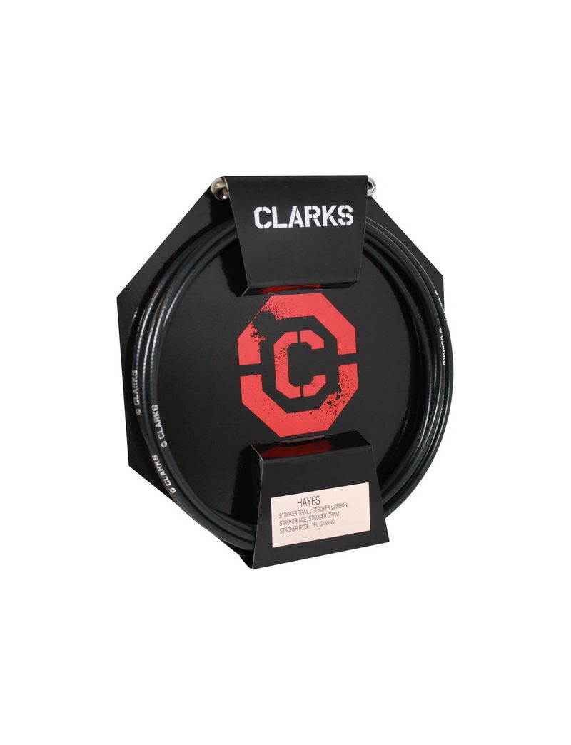 Przewód hamulca hydraulicznego CLARK'S HAYES (Stroker Ryde) z końcówkami przód tył 3000mm czarny 