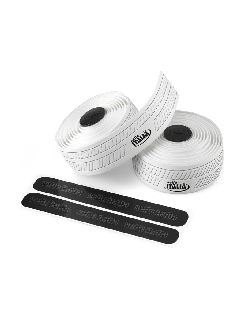 Owijka na kierownicę SELLE ITALIA CONTROLLO gr.2,5mm żelowa biała 