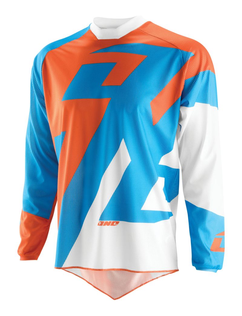 Jersey ONE INDUSTRIES Atom Vented L orange/cyan