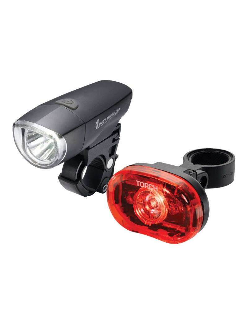 Zestaw lampki TORCH CYCLE LIGHT SET HIGH BEAMER COMPACT 1W + TAIL BRIGHT 0.5W (NEW) 