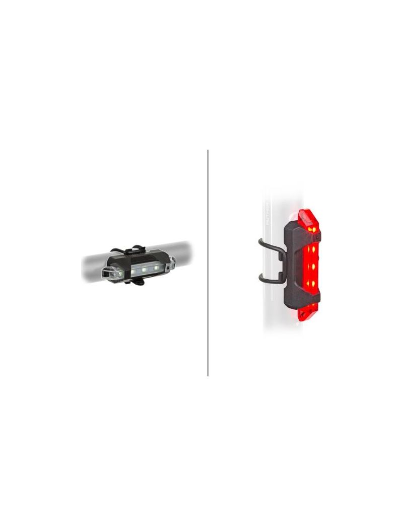 Lampy zestaw AUTHOR STAKE MINI USB (przód+tył) 