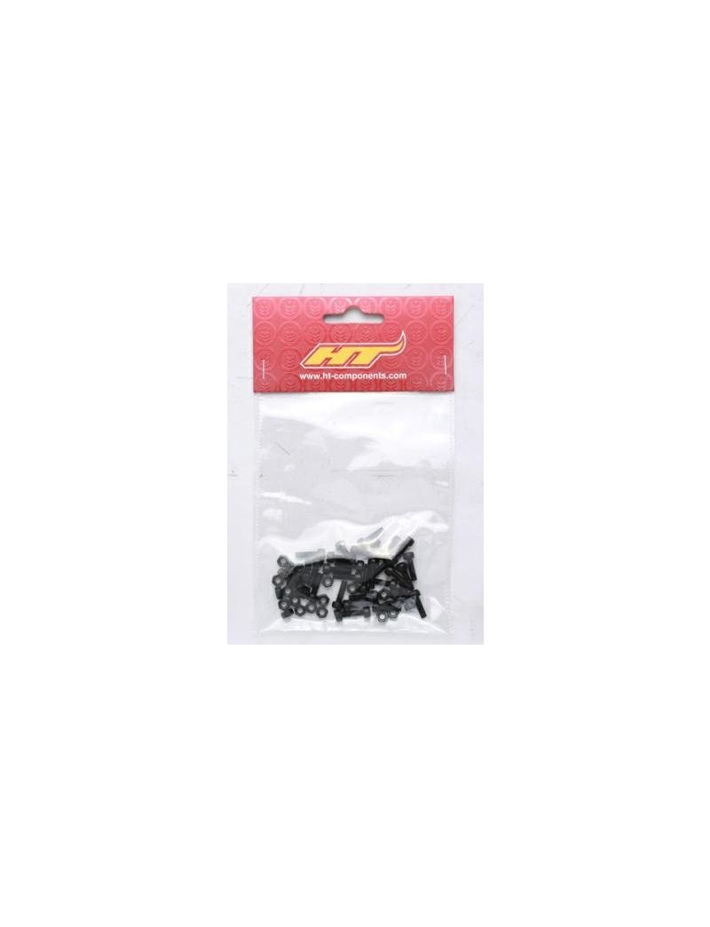 Piny HT PA03A M3x10mm czarne 