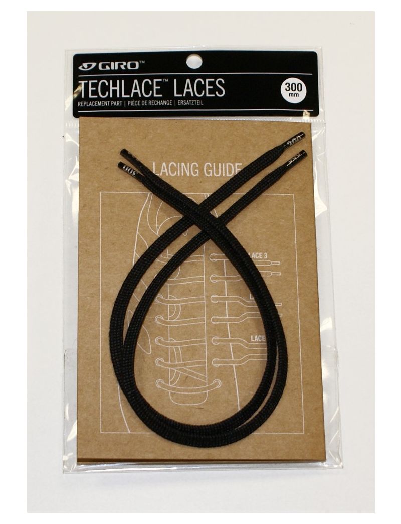 Sznurówki GIRO TECHLACE LACES black 300mm