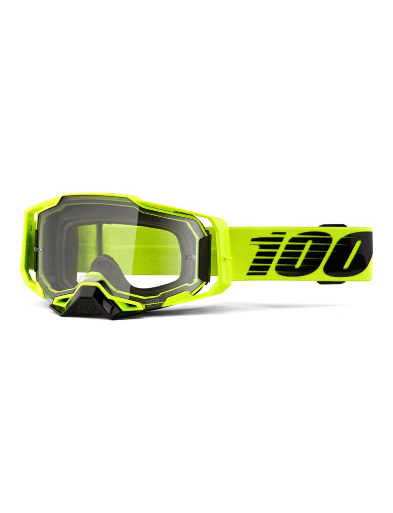 Gogle 100% ARMEGA Googgle Nuclear Citrus Clear Lens