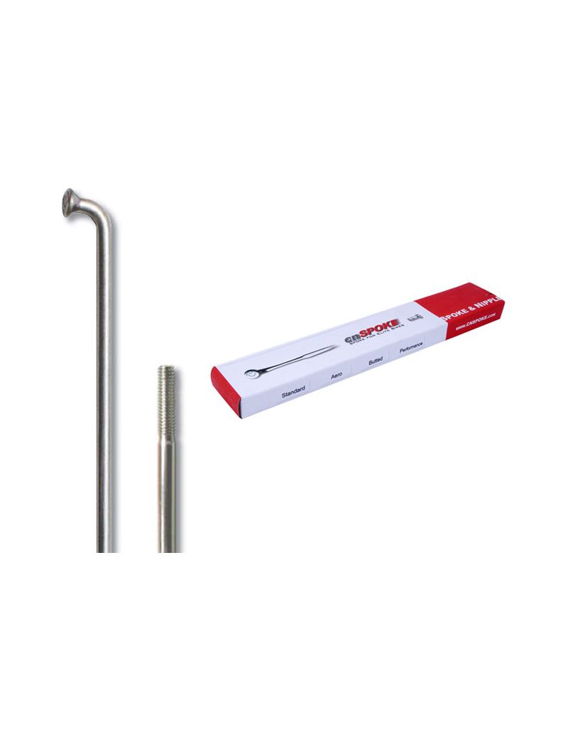 Szprychy CNSPOKE 134T 2.3-2.3-2.0 stal nierdzewna 288mm srebrne + nyple 144szt. 