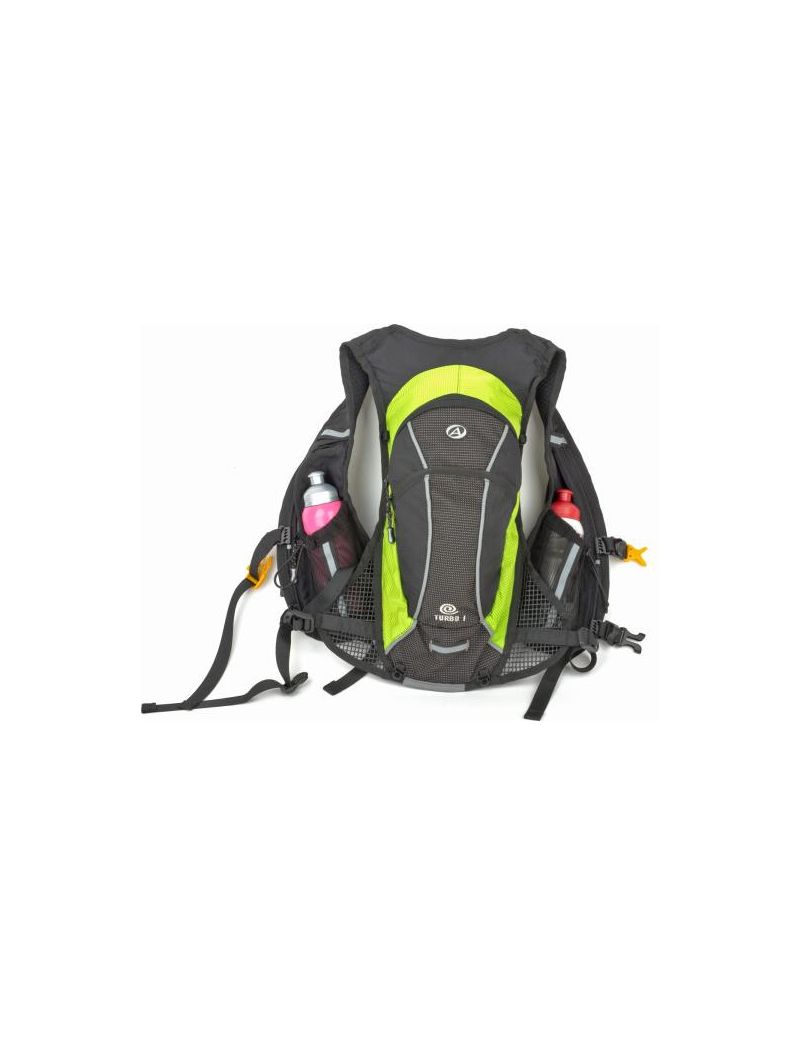 Plecak AUTHOR TURBO-6-VEST czarno-zielony 