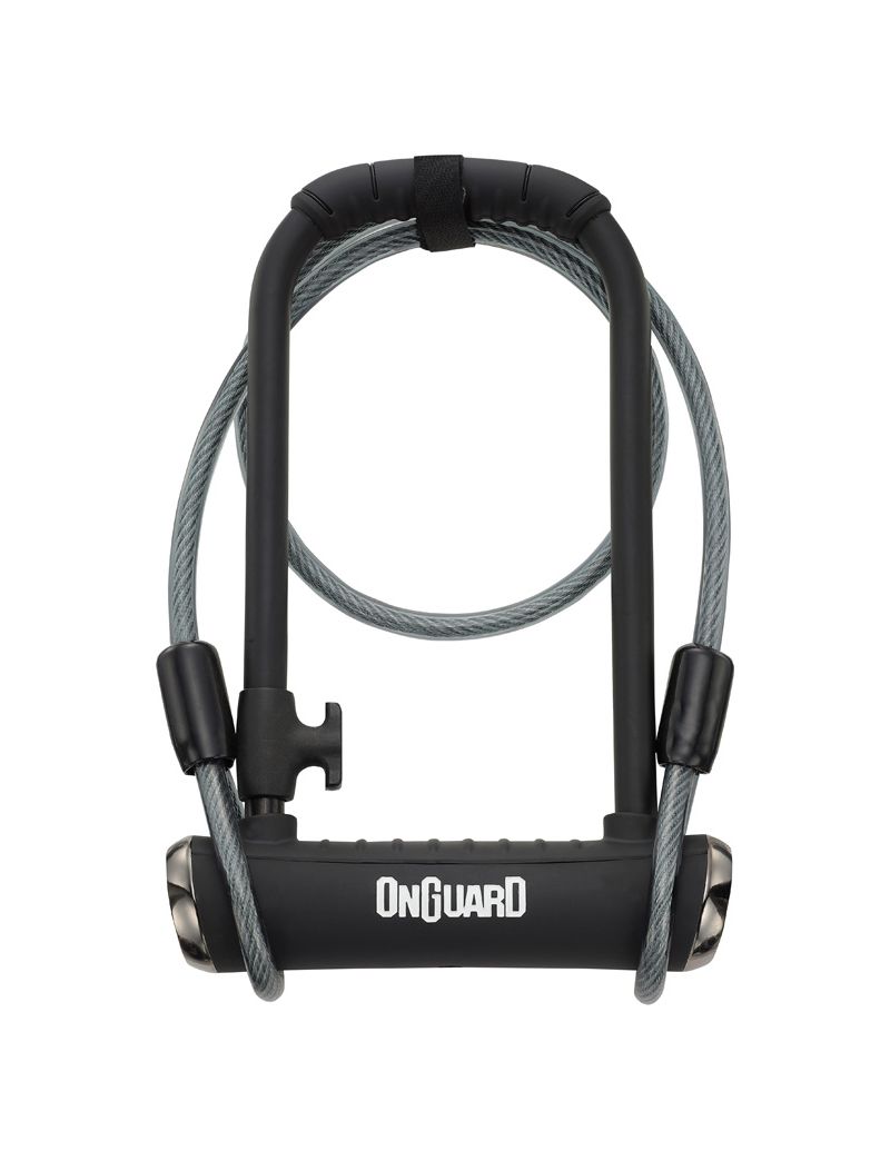 Zapięcie rowerowe ONGUARD PitBull DT X-SERIES 8005 U-LOCK - 14mm 115mm 230mm - 5 x Klucze z kodem + linka 10mm 120cm 