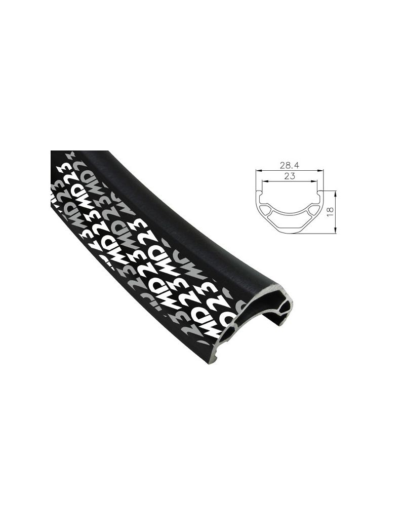 Obręcz mtb ALEXRIMS MD23 27.5"x32otw. Tubeless Ready H.tarczowy kapslowana czarna 