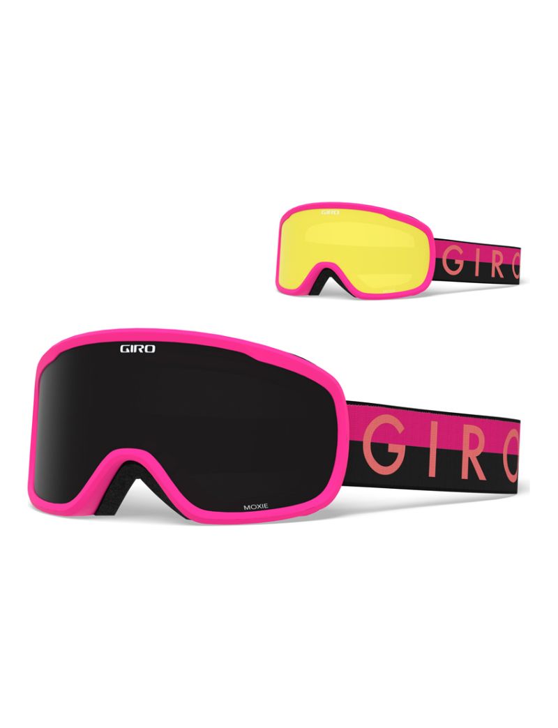 Gogle zimowe GIRO MOXIE PINK THROWBACK (szyba ULTRA BLACK 9% S3 + YELLOW 84% S0) 