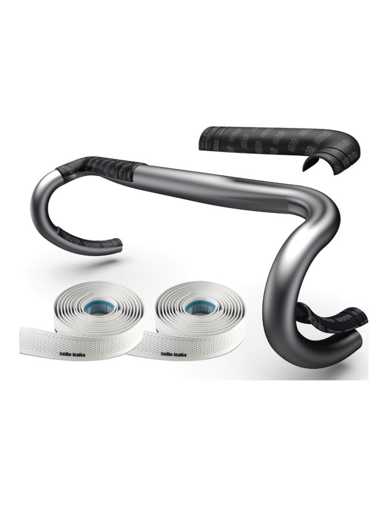 Owijka na kierownicę SELLE ITALIA SHOCK ABSORBER KIT biała (NEW) 