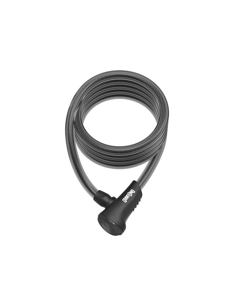 Zapięcie rowerowe ONGUARD NEON 8162BL Linka - 12mm 180cm - uchwyt + 2 x Klucze z kodem czarne 