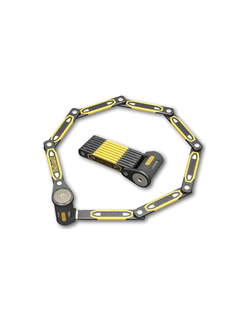 Zapięcie rowerowe ONGUARD Heavy Duty Link Plate Lock K9 SKŁADANE 8113 - 79cm - 5 x Klucze z kodem 