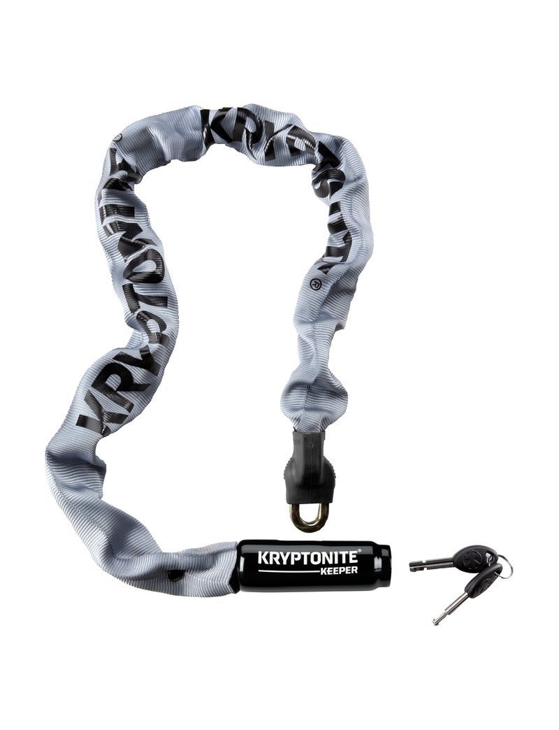 KRYPTONITE ZAPIĘCIE ŁAŃCUCHOWE KRYPTONITE KEEPER 785 INTEGRATED CHAIN GREY 0,7CM X 85CM 