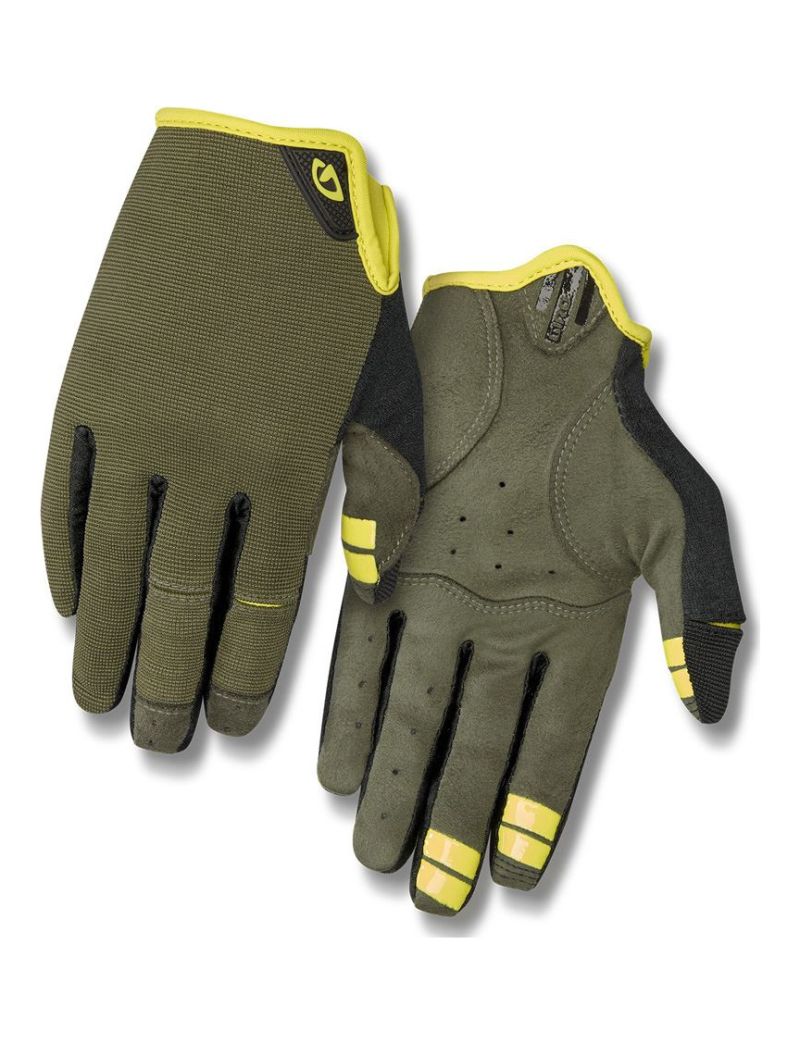 Rękawiczki męskie GIRO DND długi palec olive roz. XXL (obwód dłoni od 267 mm / dł. dłoni od 211 mm) (NEW) 