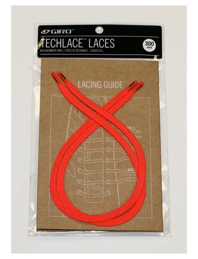 Sznurówki GIRO TECHLACE LACES vermillion 305mm