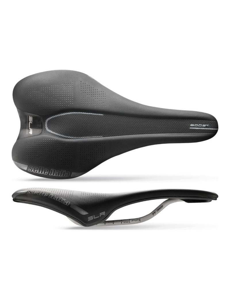 Siodło SELLE ITALIA SLR BOOST L (id match - L1) ti 316 tube 7, fibra-tek, czarne (NEW) 