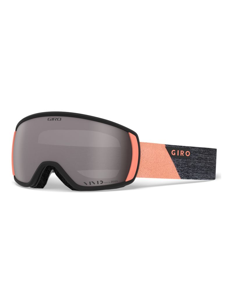 Gogle zimowe GIRO FACET GREY PEACH PEAK (szyba VIVID ONYX 14% S3) 