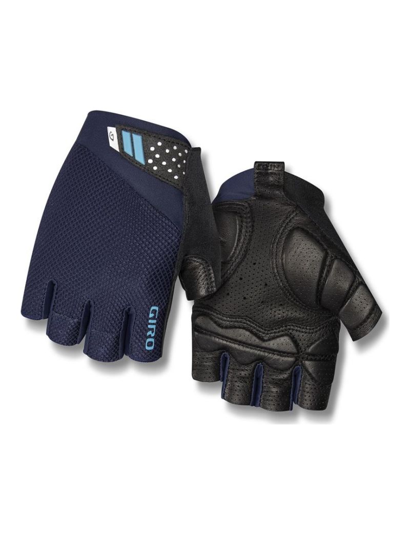 Rękawiczki męskie GIRO MONACO II GEL krótki palec midnight blue iceberg roz. S (obwód dłoni 178-203 mm / dł. dłoni 175-180 mm) (NEW) 