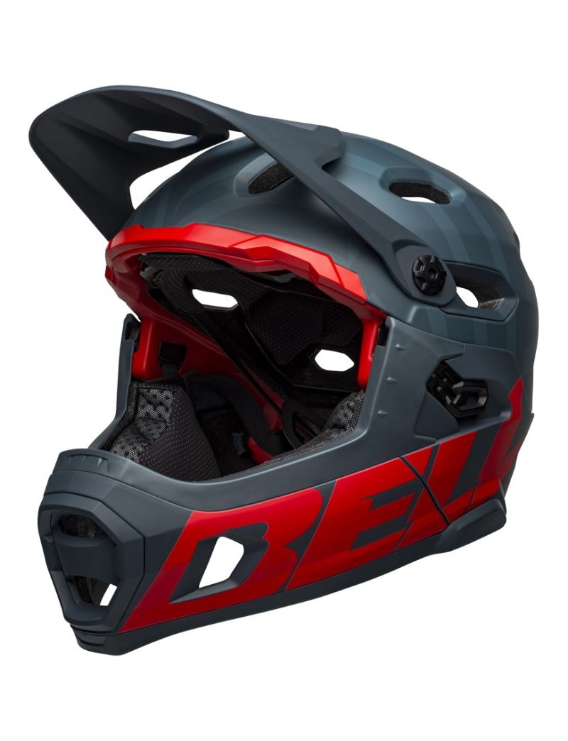 Kask BELL Super DH Spherical Blue/Crimson