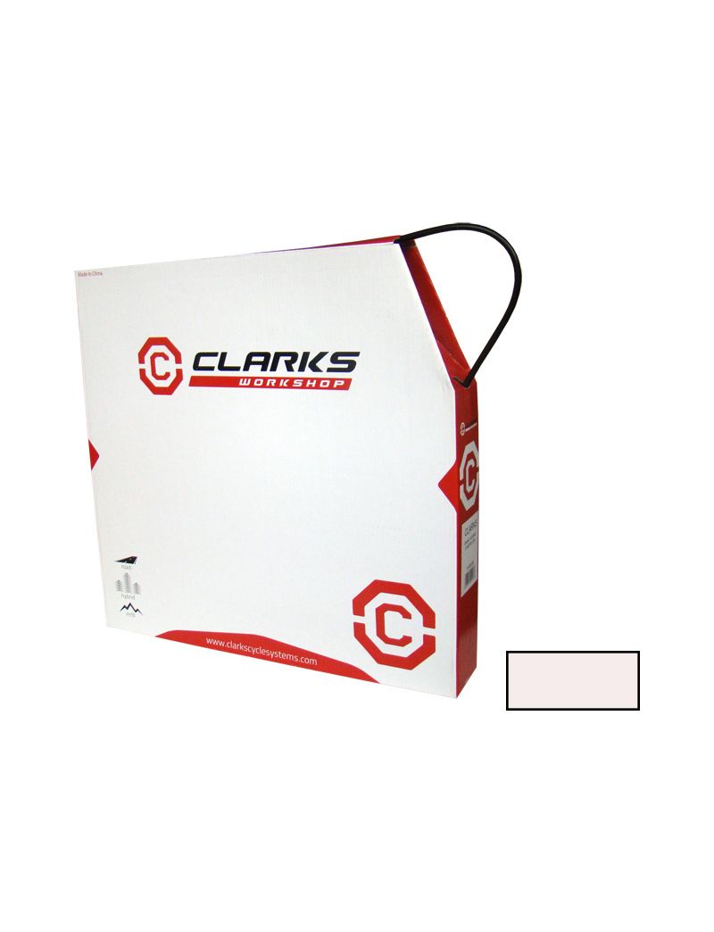 CLARK's SP4 pancerz przerzutki z teflonem 4mm biały